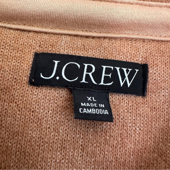 J Crew Wool Blend Shirt Jacket Shacket Camel Tan size XL - Picture 4 of 7